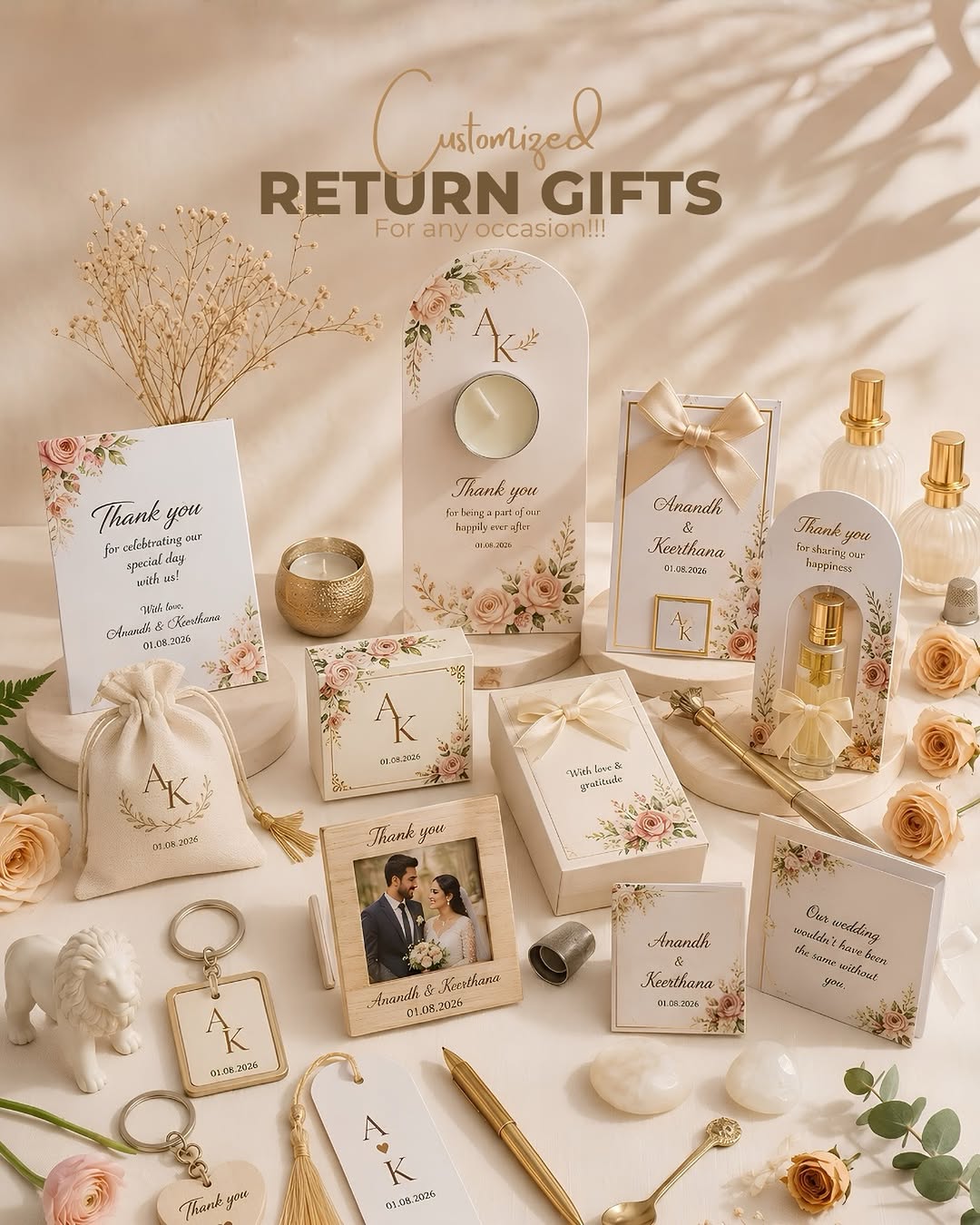 Customized Return Gifts