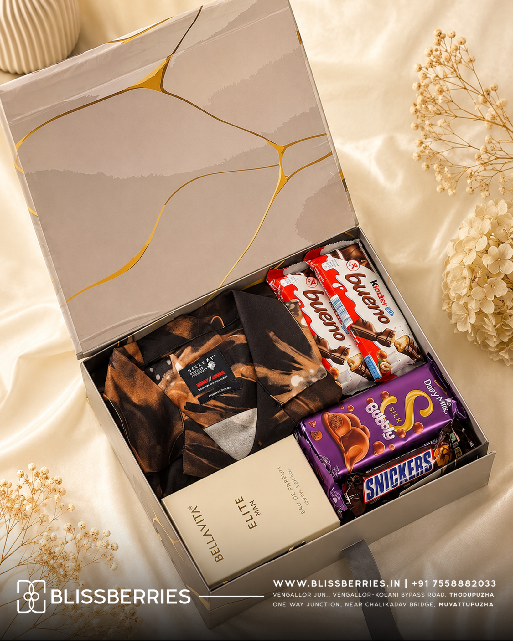 HS04 - Shirt, Perfume, Chocolate Combo