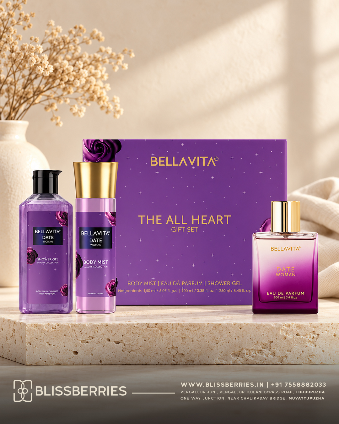 BELLAVITA The All Heart  Perfume Gifts for Woman