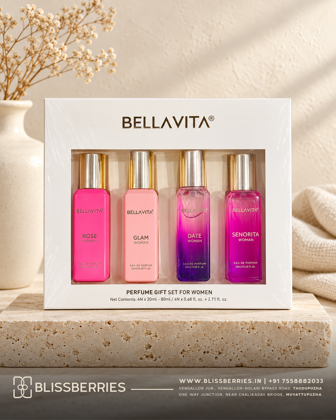 Bella Vita Luxury |Perfume Gift Set for Women