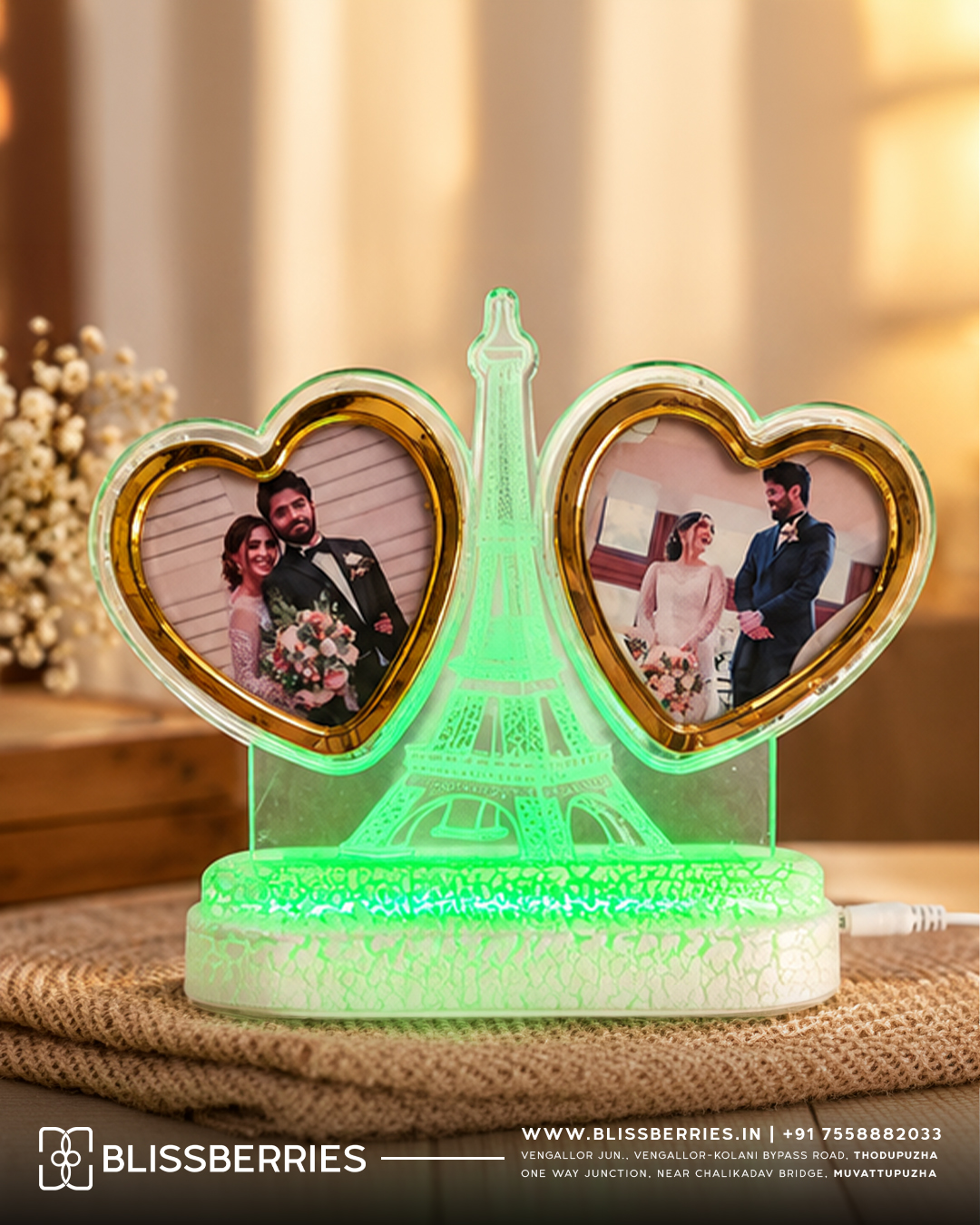 Paris LED Love Frame