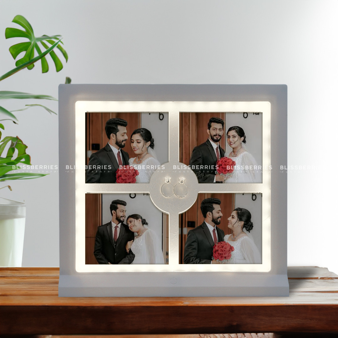 Couple Collage LED Photo Frame
