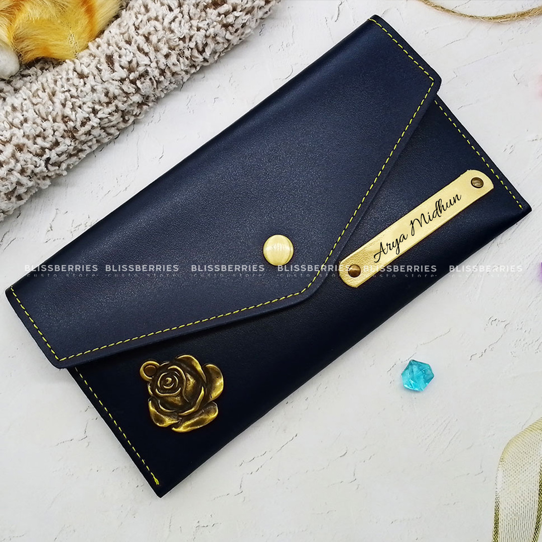 Personalized Lady's Nexon Minimal Clutch Wallet - Image 6