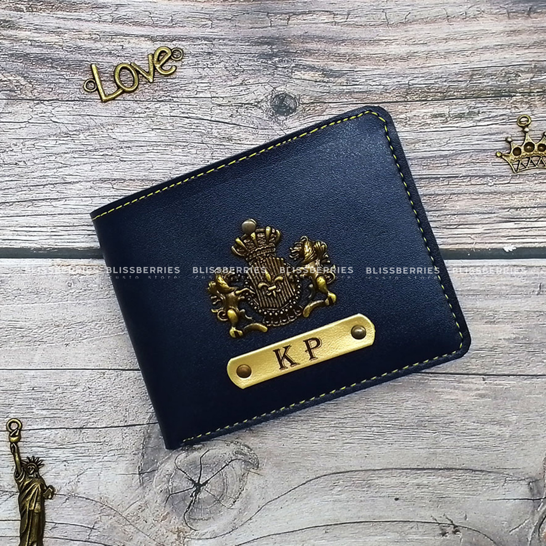 Personalized Leather Coin Wallet - Customizable with Name & Charm - Image 3