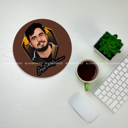 Custom Round Mouse Pad - Personalized with Photo & Text