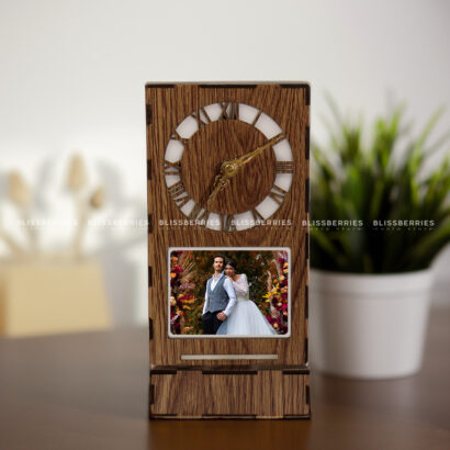 Revolving Photo Clock Tower With Light