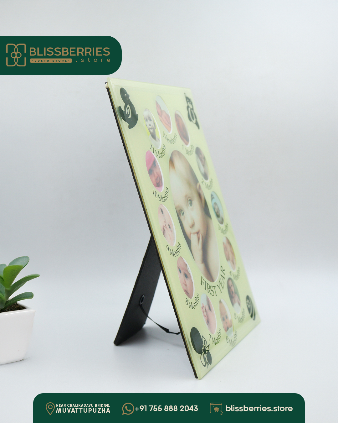 Baby's First Year Milestone Photo Frame - Image 2