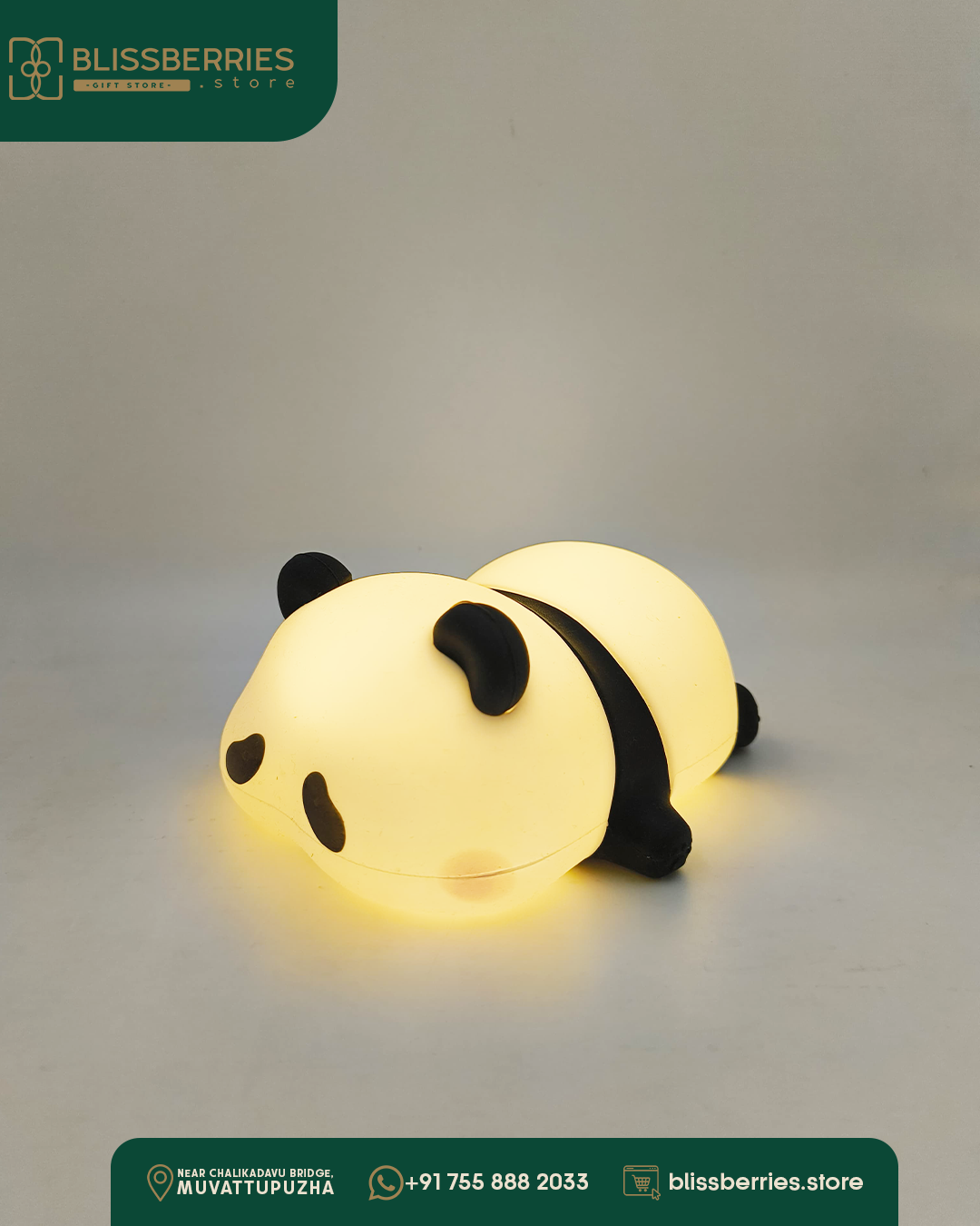 Premalu Sleepy Panda Night Lamp – Cozy LED Light