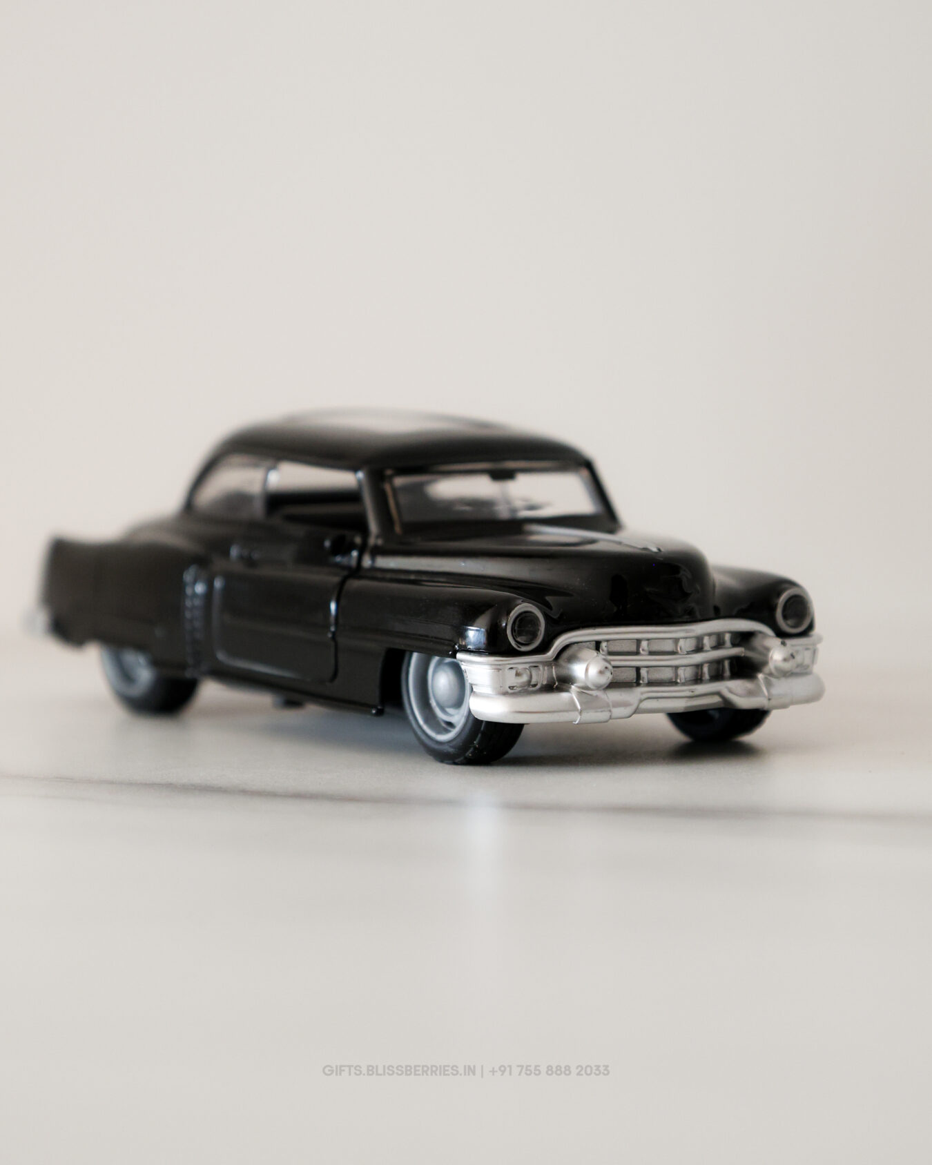 Cadillac Eldorado Black Die-Cast Model Car | Premium Classic Luxury Collectible with Detailed Finish