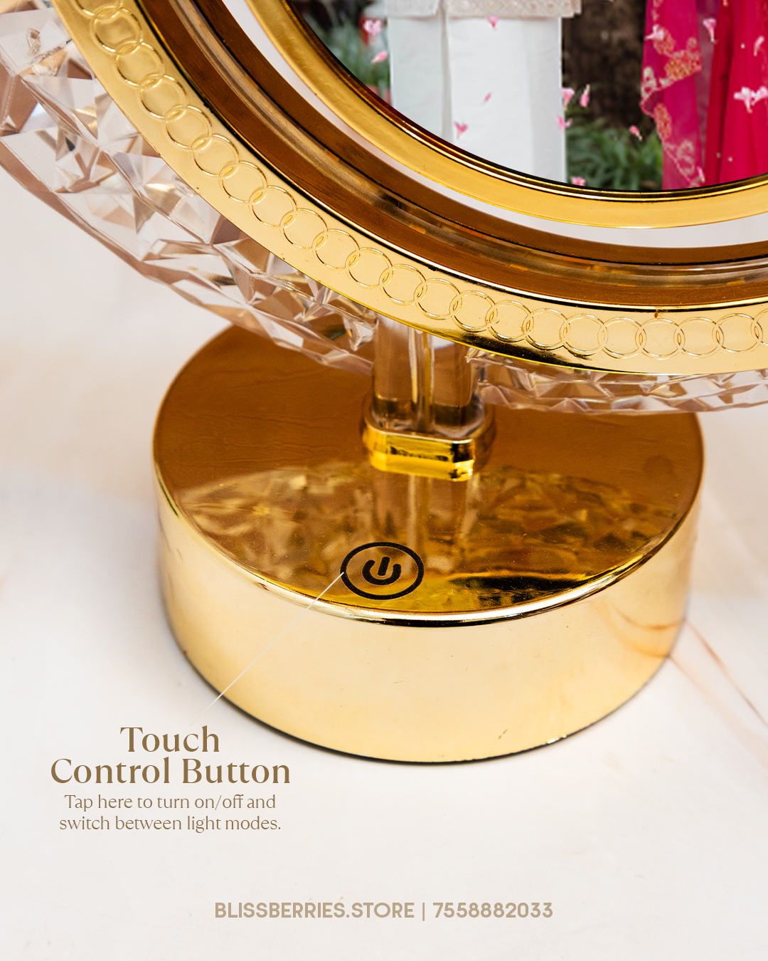 Round Crescent LED Photo Lamp | Double-Sided Image Frame | Personalized Gift for Any Occasion - Image 5