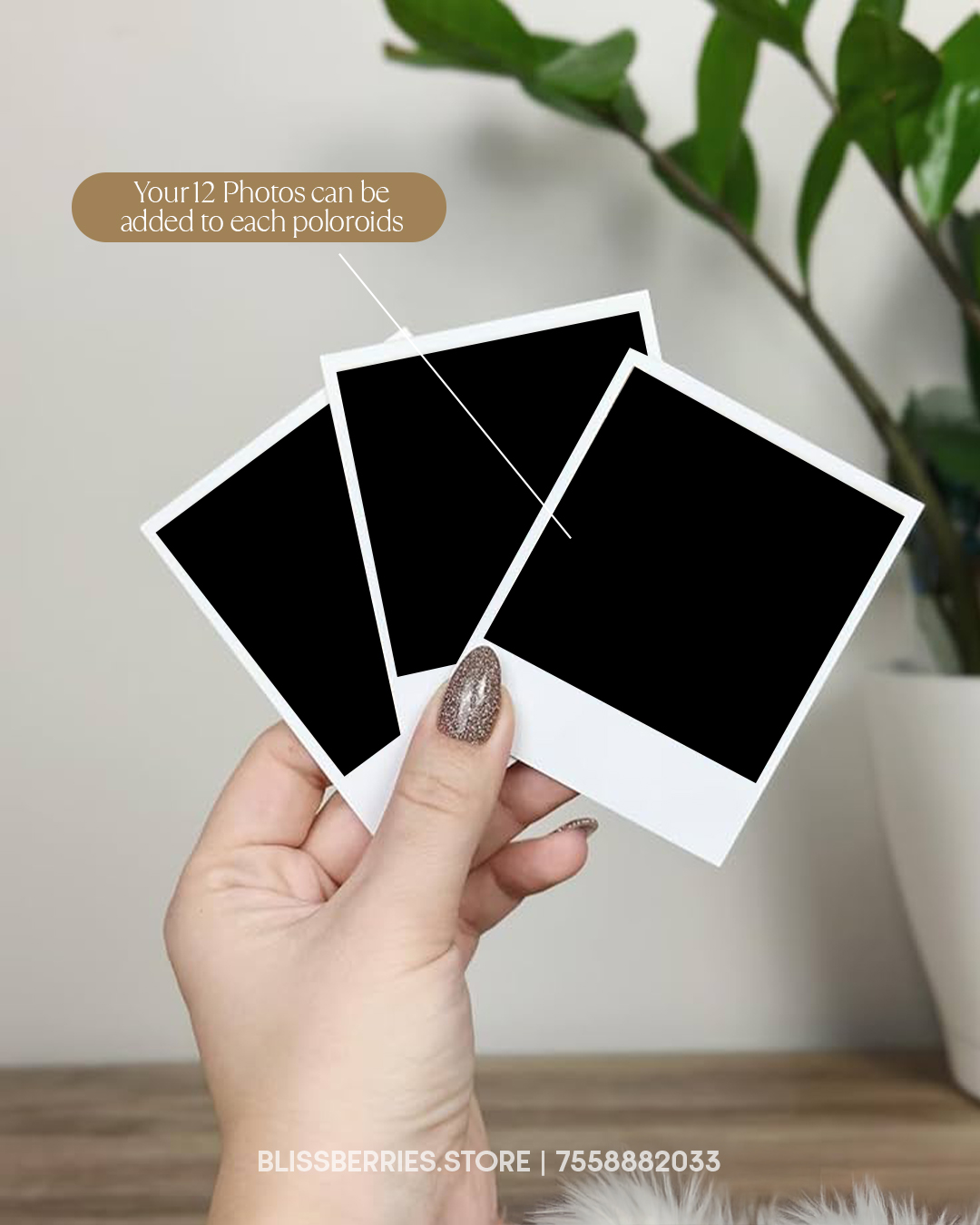 Pocket Love Pack | Custom Polaroids, Eye Pendant & KitKat Chocolates | Romantic Gift Box for Him or Her - Image 4