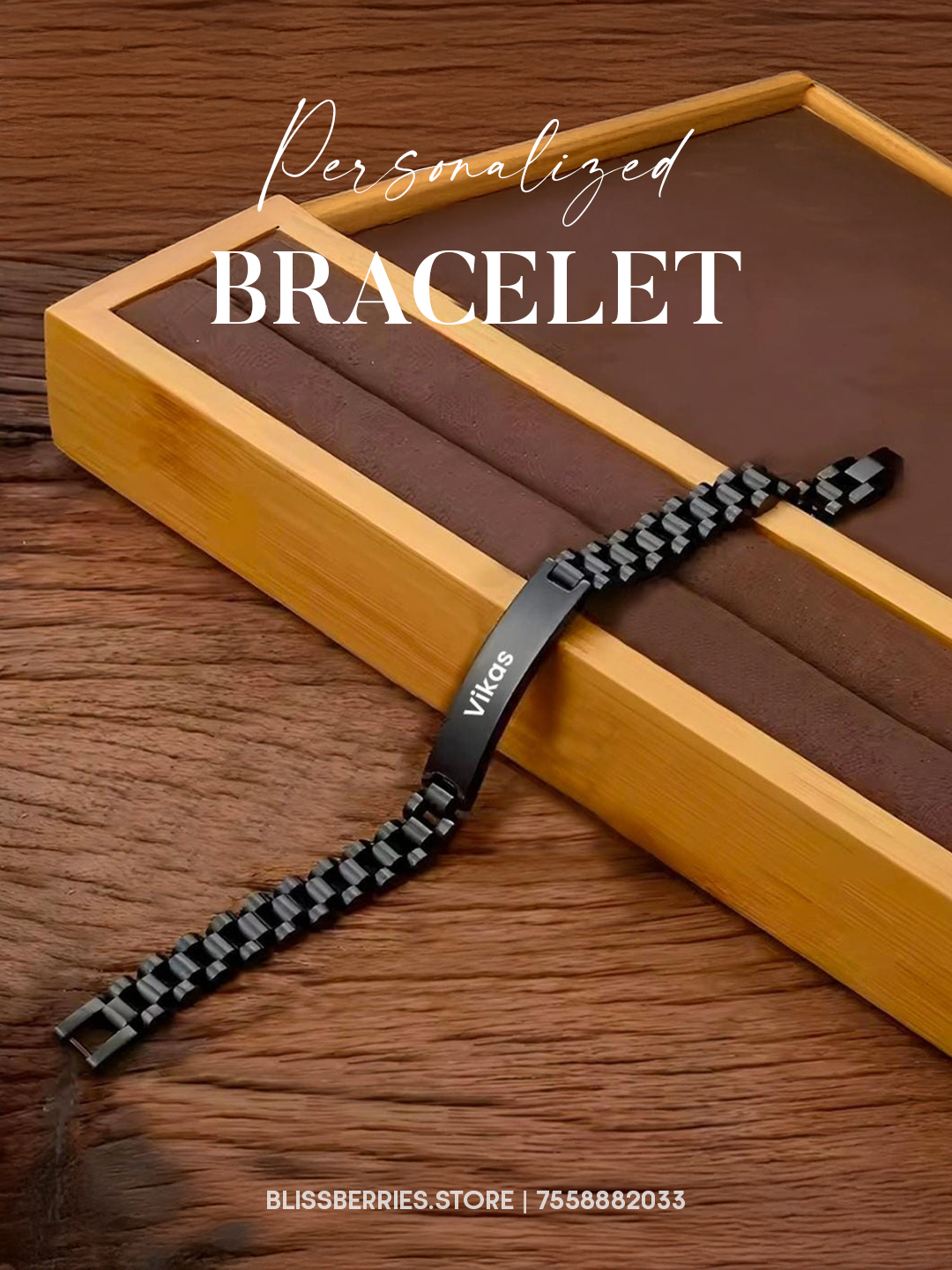 Personalized Bracelet with Name Engraving | Custom Jewelry Gift - Image 4