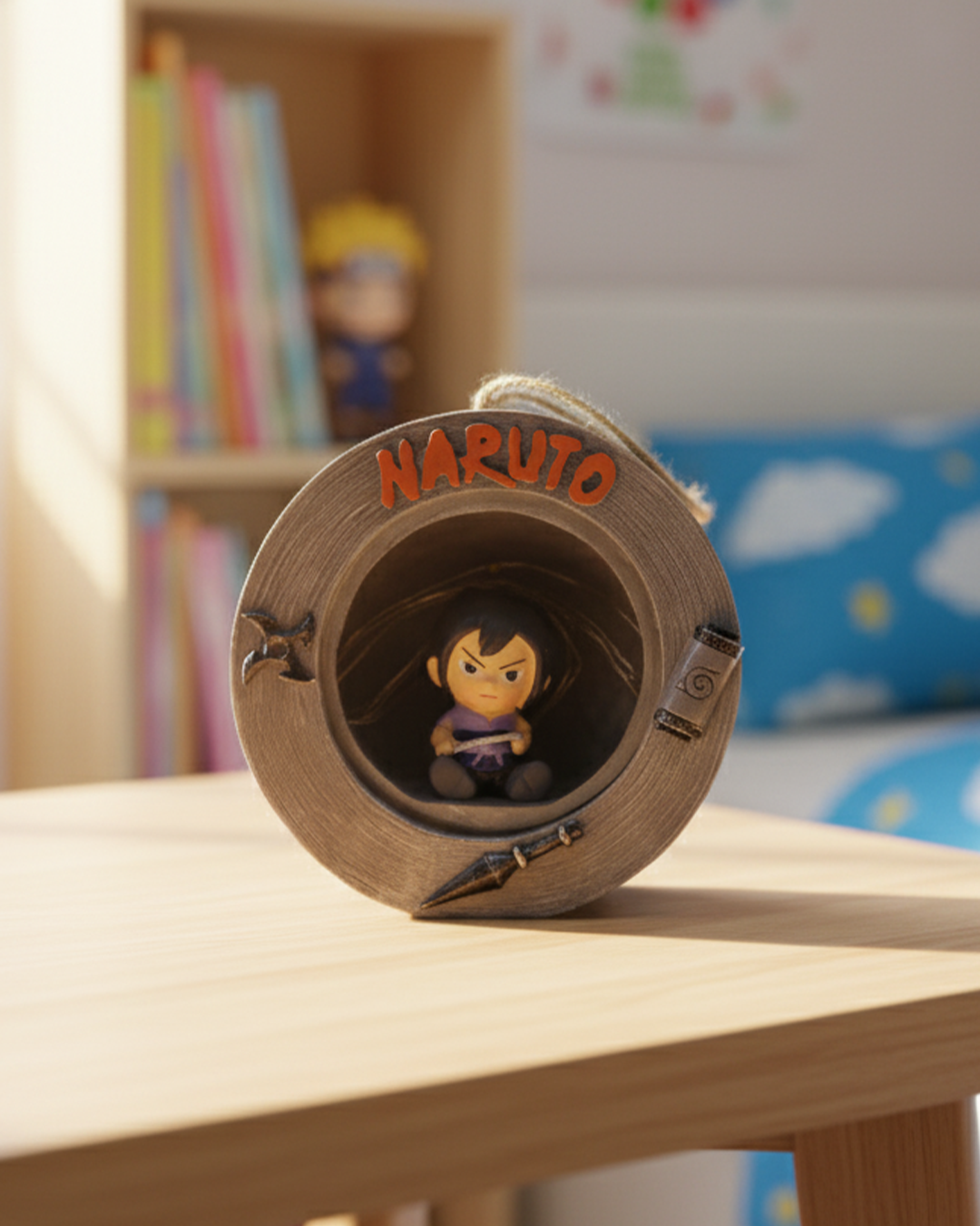 Naruto Character Wood-Style LED Night Light | Anime Fairy String Accent Lamp - Image 2