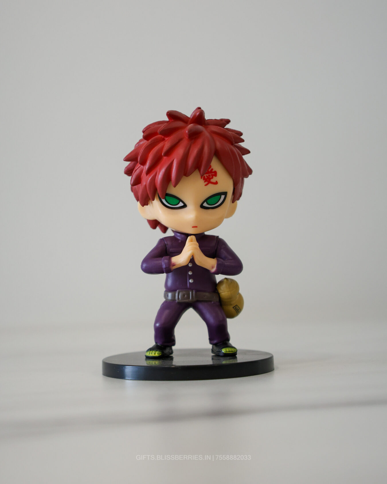 Gaara Action Figure | Naruto Anime Mini Collectible Figurine