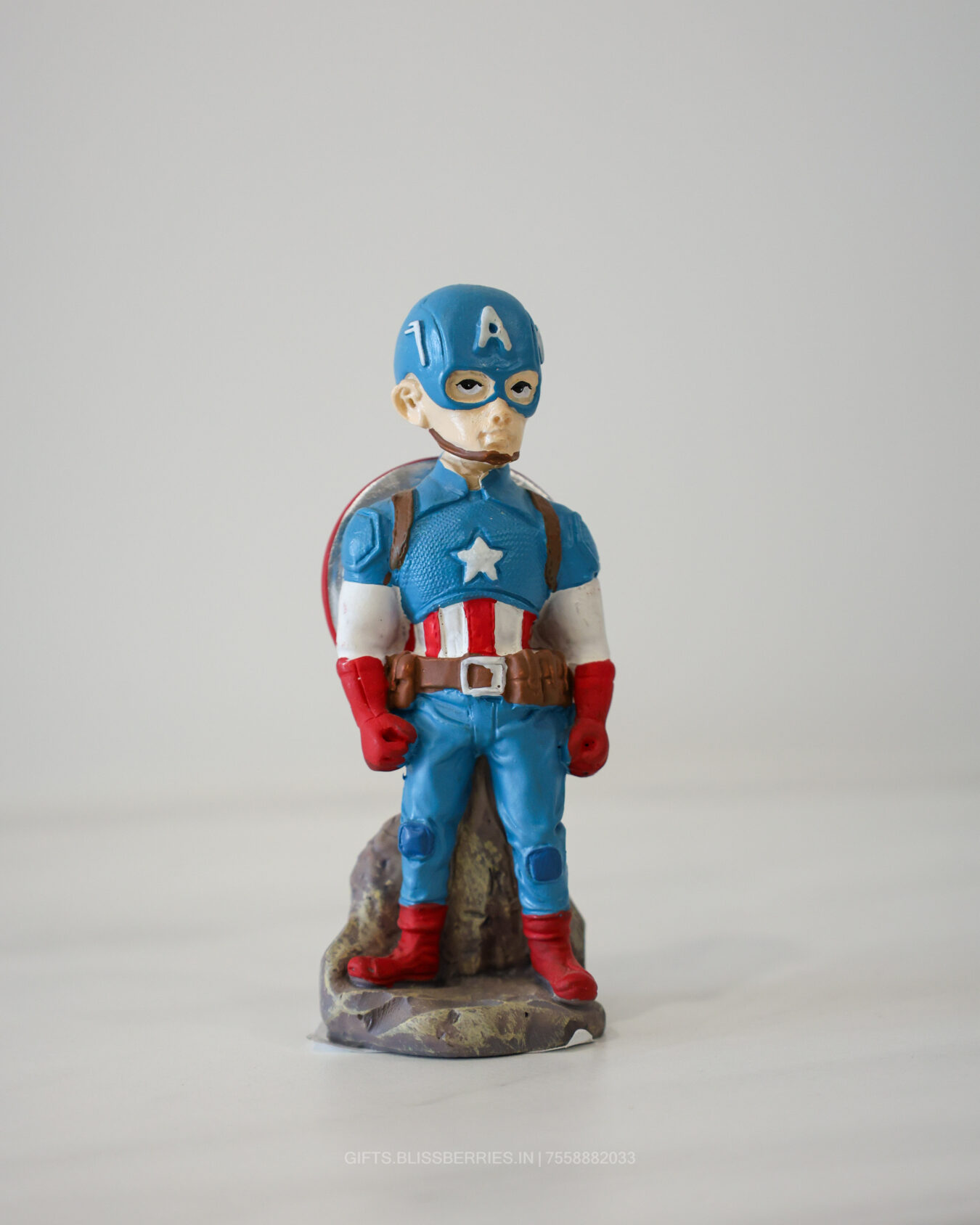 Captain America Action Figure | Marvel Superhero Mini Collectible Figurine