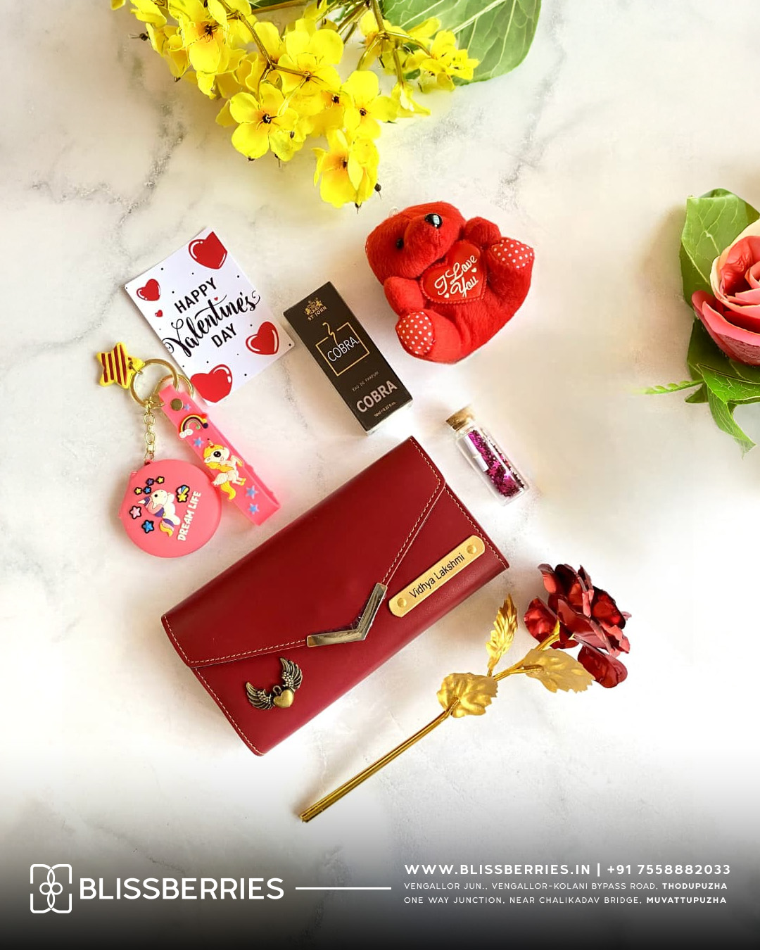 Valentine’s Day Special Ladies Gift Combo Set | Romantic Personalized Gift for Her