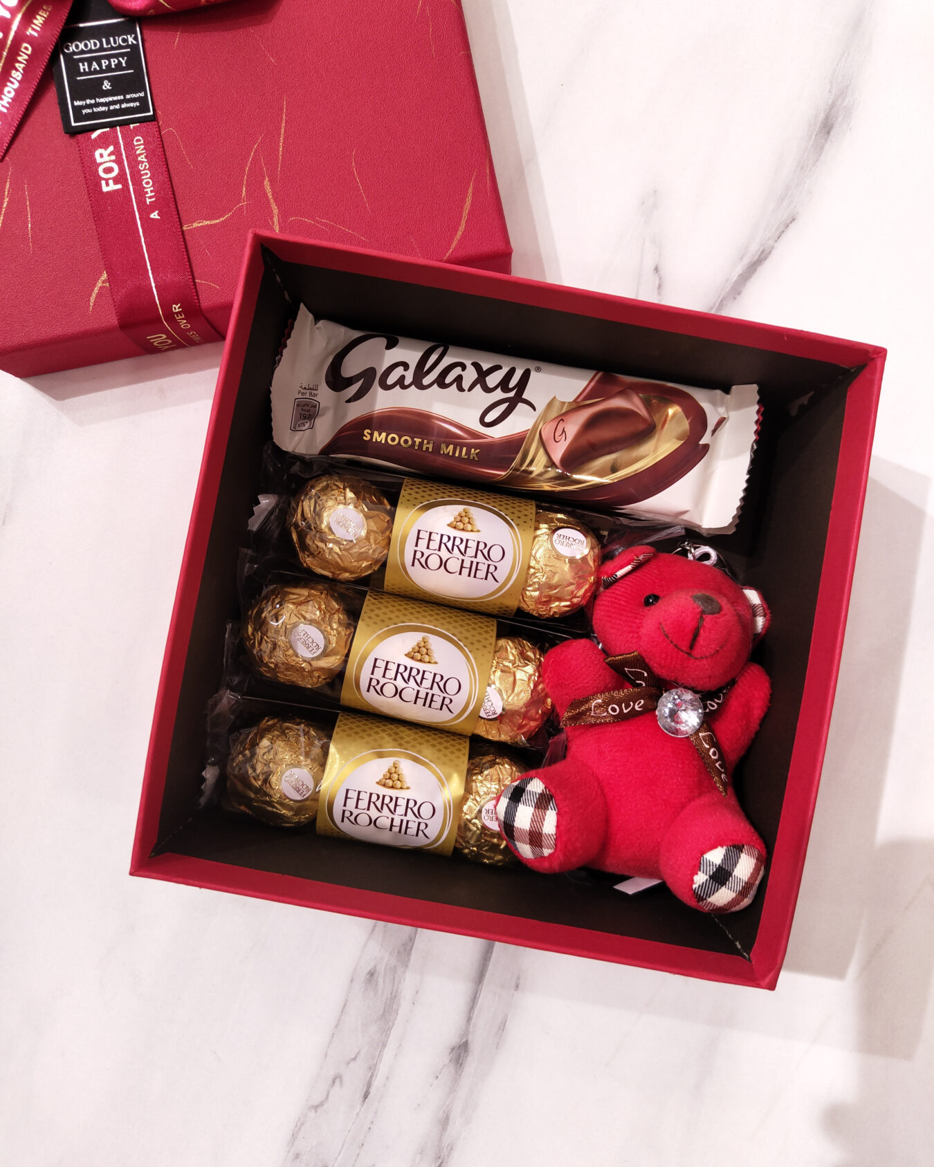 Rich Choco Teddy Gift Hamper Set | Romantic Chocolate Gift for Loved Ones