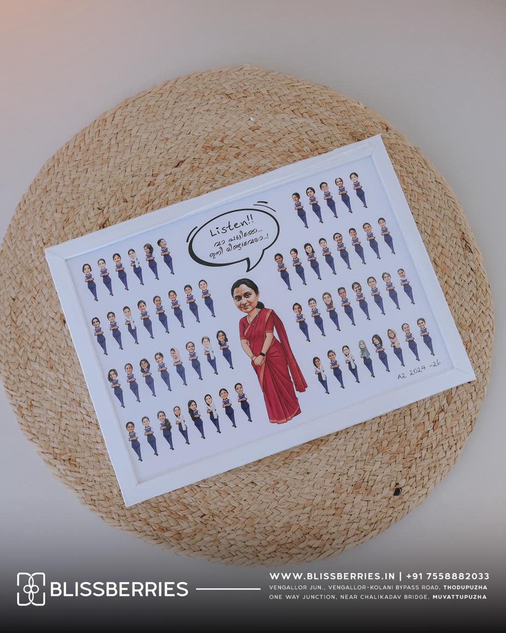 Premium Farewell Special A3 Photo Frame White | Large Wall Display Frame for Memories, Retirement & Farewell Gift