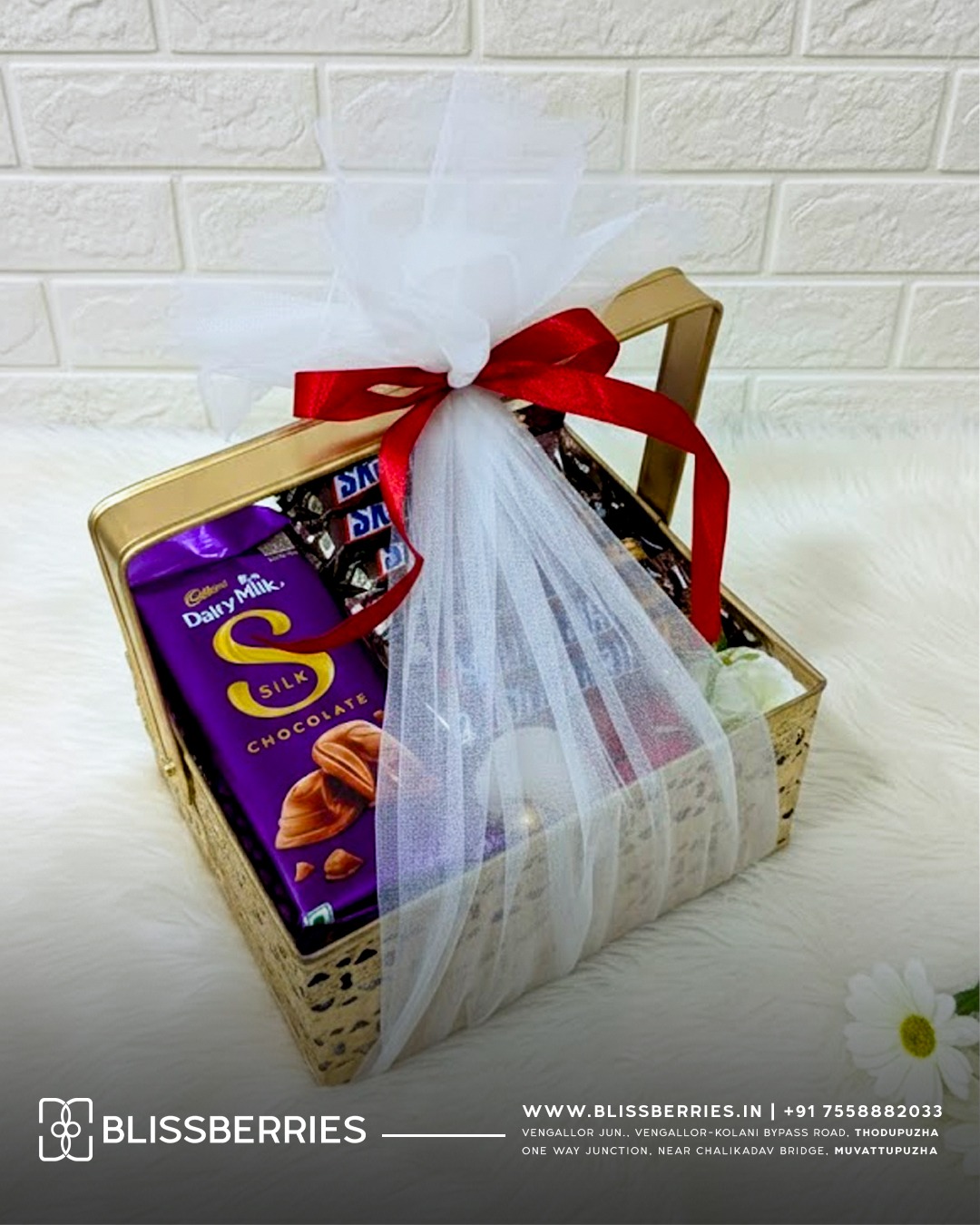 Silk & Snickers Chocolate Gift Hamper | Premium Sweet Treat Combo