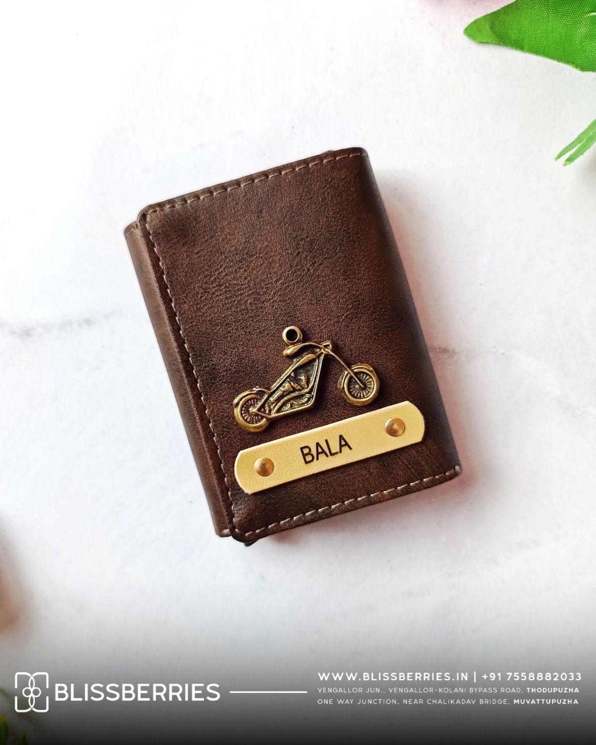 Customised Men’s Wallet with ATM Card Compartment | Premium PU Leather Personalized Wallet for Men