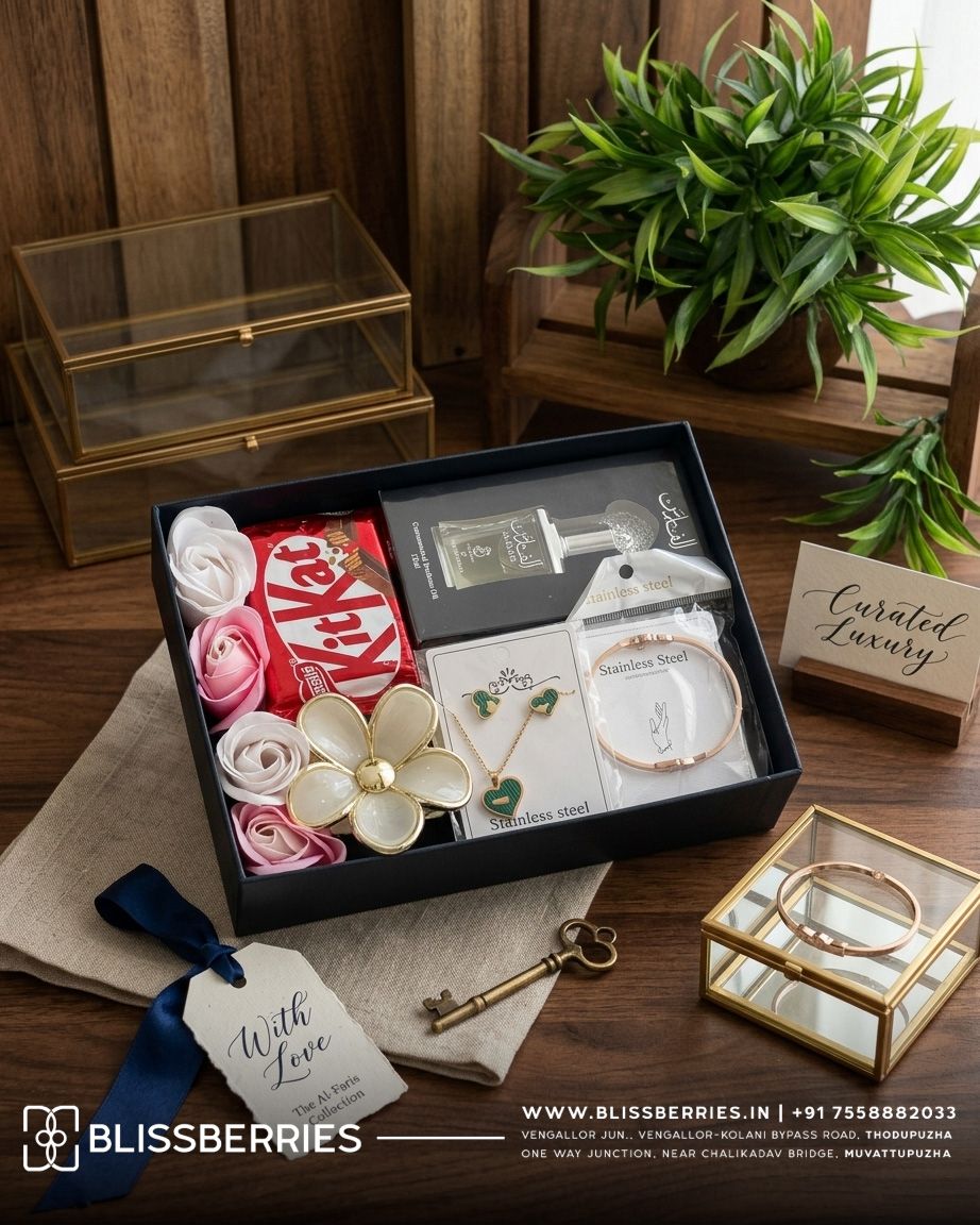 Premium Women’s Gift Box – Emerald Elegance Luxury Gift Hamper